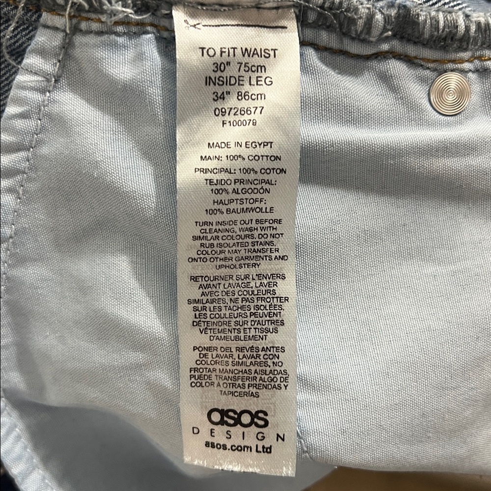 ASOS Dark Blue Women's Jeans - Picture 4 of 4